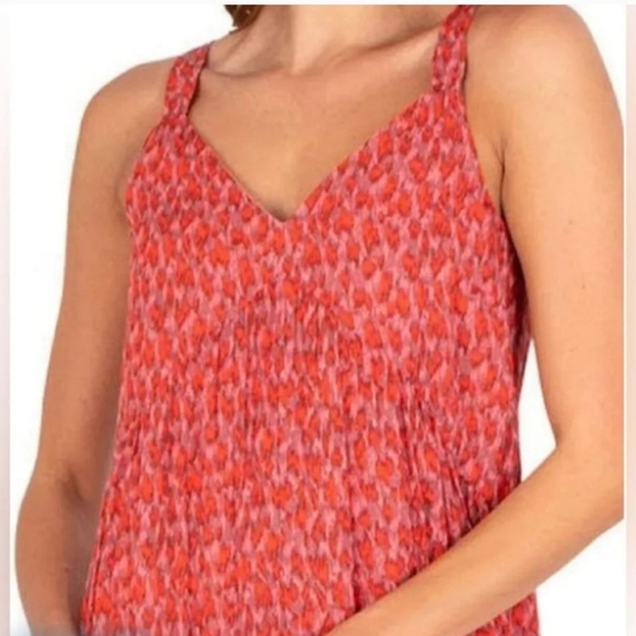 NWT Spring Midi Cotton Joie Maxi tiered dress Tea Rose feminine floral print Med - Picture 5 of 17